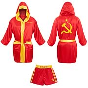 Rocky Ivan Drago Satin Robe and Shorts Set